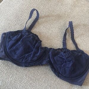 Victoria's Secret Midnight Blue Lace Bra